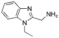 (1-ETHYL-1H-BENZIMIDAZOL-2-YL)METHYLAMINE 结构式