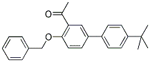 1-[4-(Benzyloxy)-4'-tert-butyl[1,1'-biphenyl]-3-yl] ethanone 结构式