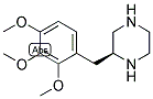 (S)-2-(2,3,4-TRIMETHOXY-BENZYL)-PIPERAZINE 结构式