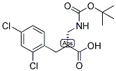 (R)-2-(TERT-BUTOXYCARBONYLAMINO-METHYL)-3-(2,4-DICHLORO-PHENYL)-PROPIONIC ACID 结构式