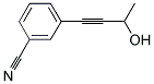 3-(3-HYDROXY-1-BUTYNYL)BENZONITRILE 结构式