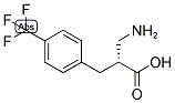 (R)-2-AMINOMETHYL-3-(4-TRIFLUOROMETHYL-PHENYL)-PROPIONIC ACID 结构式