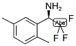 (R)-1-(2,5-二甲基苯基)-2,2,2-三氟乙-1-胺 结构式