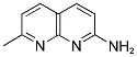 7-METHYL-[1,8]NAPHTHYRIDIN-2-YLAMINE 结构式