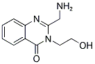 2-AMINOMETHYL-3-(2-HYDROXY-ETHYL)-3H-QUINAZOLIN-4-ONE 结构式