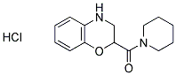 2-(PIPERIDIN-1-YLCARBONYL)-3,4-DIHYDRO-2H-1,4-BENZOXAZINE HYDROCHLORIDE 结构式