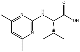 2-(4,6-DIMETHYL-PYRIMIDIN-2-YLAMINO)-3-METHYL-BUTYRIC ACID 结构式