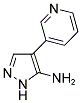 4-PYRIDIN-3-YL-2H-PYRAZOL-3-YLAMINE 结构式