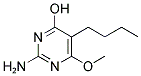 2-AMINO-5-N-BUTYL-4-HYDROXY-6-METHOXYPYRIMIDINE 结构式