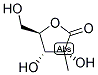 2-C-METHYL-D-RIBONIC-1,4-LACTONE 结构式