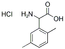 2-氨基-2-(2,5-二甲基苯基)乙酸盐酸盐 结构式