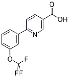 6-[3-(TRIFLUOROMETHOXY)PHENYL]NICOTINIC ACID 结构式