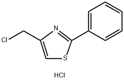 4-(CHLOROMETHYL)-2-PHENYL-1,3-THIAZOLE HYDROCHLORIDE 结构式