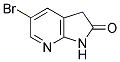 5-BROMO-1,3-DIHYDRO-PYRROLO[23-B]PYRIDIN-2-ONE 结构式