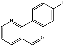 2-(4-FLUOROPHENYL)NICOTINALDEHYDE 结构式