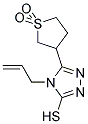 4-ALLYL-5-(1,1-DIOXIDOTETRAHYDROTHIEN-3-YL)-4H-1,2,4-TRIAZOLE-3-THIOL 结构式