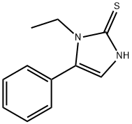 1-ETHYL-5-PHENYL-1H-IMIDAZOLE-2-THIOL 结构式