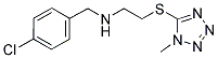 N-(4-CHLOROBENZYL)-2-((1-METHYL-1H-TETRAZOL-5-YL)THIO)ETHANAMINE 结构式