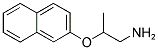 2-(NAPHTHALEN-2-YLOXY)-PROPYLAMINE 结构式