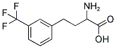 2-AMINO-4-(3-TRIFLUOROMETHYL-PHENYL)-BUTYRIC ACID 结构式