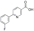 6-(3-Fluorophenyl)nicotinic acid 结构式