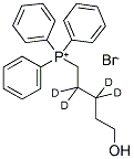 (5-HYDROXYPENTYL-2,2,3,3-D4)TRIPHENYLPHOSPHONIUM BROMIDE 结构式