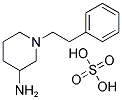 1-苯乙基哌啶-3-胺硫酸盐 结构式