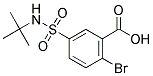 2-BROMO-5-[(TERT-BUTYLAMINO)SULFONYL]BENZOIC ACID 结构式