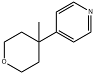 4-(4-METHYL-TETRAHYDRO-PYRAN-4-YL)-PYRIDINE 结构式
