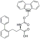 (R)-4-BIPHENYL-2-YL-2-(9H-FLUOREN-9-YLMETHOXYCARBONYLAMINO)-BUTYRIC ACID 结构式