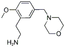 (2-[2-METHOXY-5-(MORPHOLIN-4-YLMETHYL)PHENYL]ETHYL)AMINE 结构式