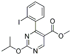 METHYL-2-ISOPROPOXY-4-(2-IODOPHENYL)-5-PYRIMIDINE CARBOXYLATE 结构式