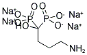 (4-AMINO-1-HYDROXY-1-PHOSPHONO-BUTYL)-PHOSPHONIC ACID, SODIUM SALT 结构式