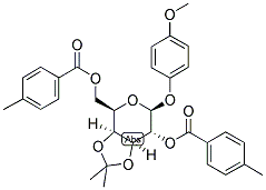 4-Methoxyphenyl 3,4-O-Isopropylidene-2,6-bis-O-(4-methylbenzoyl)-β-D-galactopyranoside