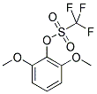 2,6-Dimethoxyphenyl trifluoromethanesulfonate 结构式
