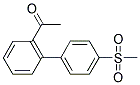 1-[4'-(METHYLSULFONYL)[1,1'-BIPHENYL]-2-YL]ETHANONE 结构式