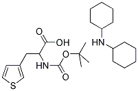 Boc-DL-3-thienylalanine-dcha 结构式
