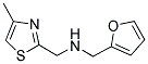 FURAN-2-YLMETHYL-(4-METHYL-THIAZOL-2-YLMETHYL)-AMINE 结构式