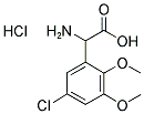 2-AMINO-2-(5-CHLORO-2,3-DIMETHOXYPHENYL)ACETIC ACID HYDROCHLORIDE 结构式