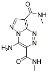 4-AMINO-N,N'-DIMETHYLPYRAZOLO[5,1-C][1,2,4]TRIAZINE-3,8-DICARBOXAMIDE 结构式