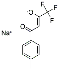 SODIUM (2Z)-1,1,1-TRIFLUORO-4-(4-METHYLPHENYL)-4-OXOBUT-2-EN-2-OLATE 结构式