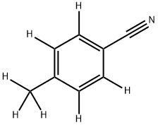 P-TOLUNITRILE-D7 结构式