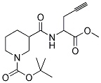 3-(1-METHOXYCARBONYL-BUT-3-YNYLCARBAMOYL)-PIPERIDINE-1-CARBOXYLIC ACID TERT-BUTYL ESTER 结构式