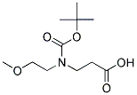 N-BOC-3-(2-METHOXY-ETHYLAMINO)-PROPIONIC ACID 结构式