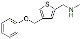N-METHYL[4-(PHENOXYMETHYL)-2-THIENYL]METHANAMINE 结构式
