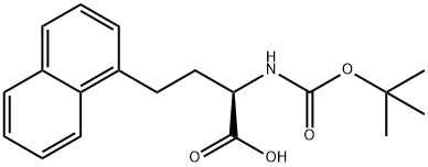 (R)-2-TERT-BUTOXYCARBONYLAMINO-4-NAPHTHALEN-1-YL-BUTYRIC ACID 结构式