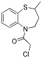 5-(CHLOROACETYL)-2-METHYL-2,3,4,5-TETRAHYDRO-1,5-BENZOTHIAZEPINE 结构式