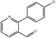 2-(4-CHLOROPHENYL)NICOTINALDEHYDE 结构式