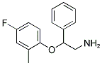 2-(4-FLUORO-2-METHYL-PHENOXY)-2-PHENYL-ETHYLAMINE 结构式