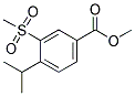 METHYL-3-METHYLSULFONYL-4-ISOPROPYL-BENZOATE 结构式